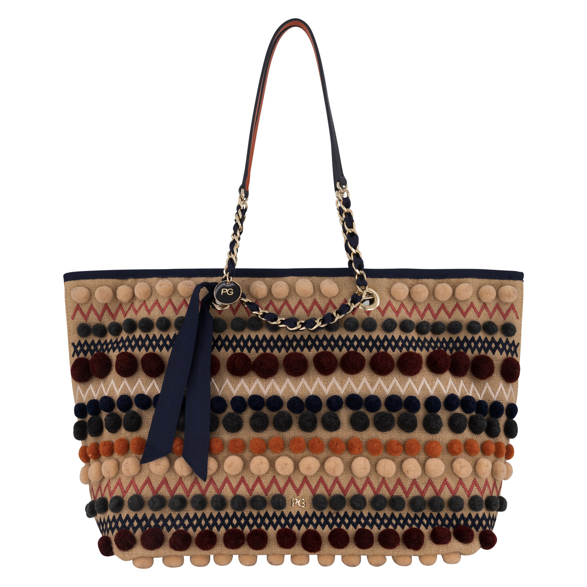 Christian Louboutin Studded Knit Tote Bag