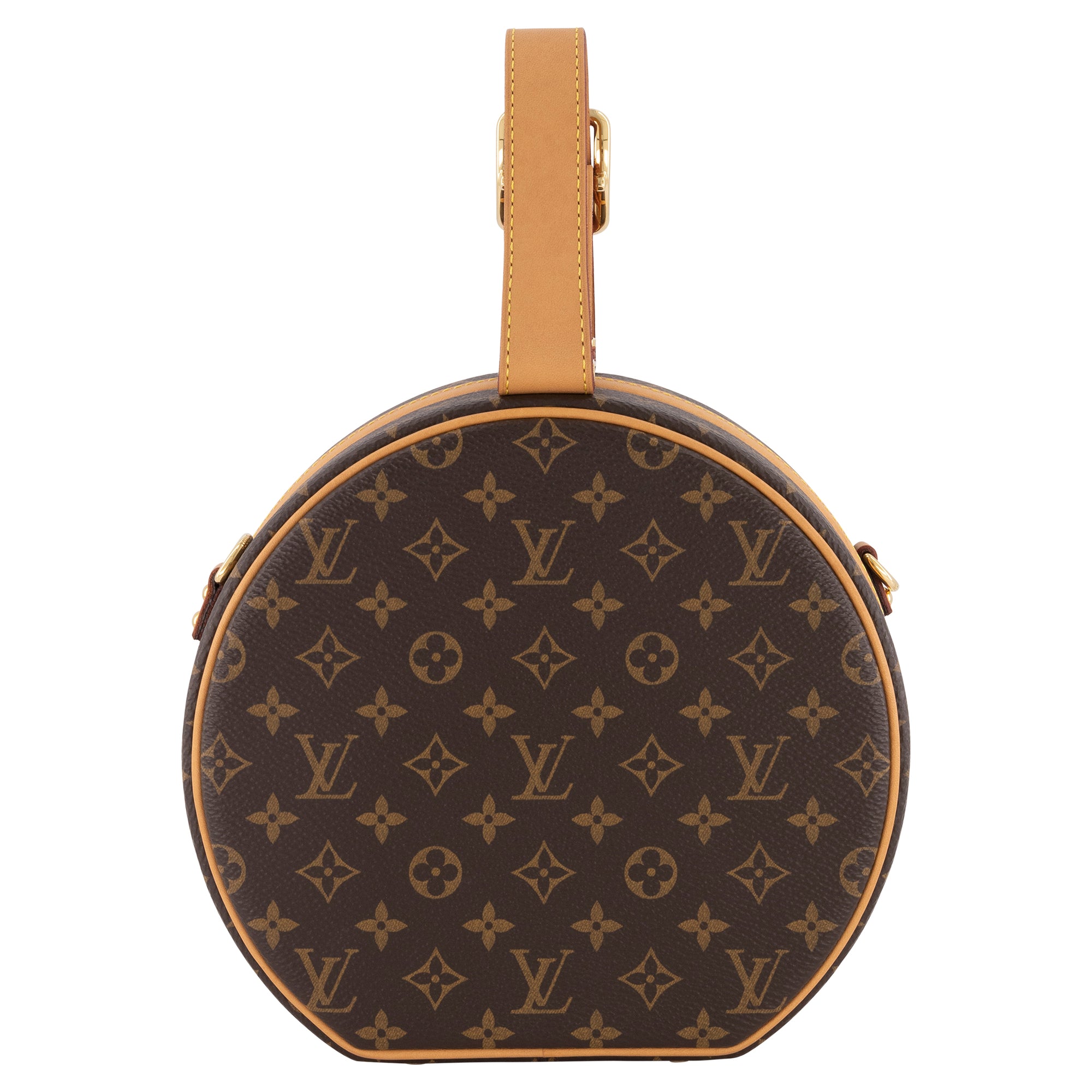 Petite boîte chapeau cloth handbag Louis Vuitton Brown in Cloth